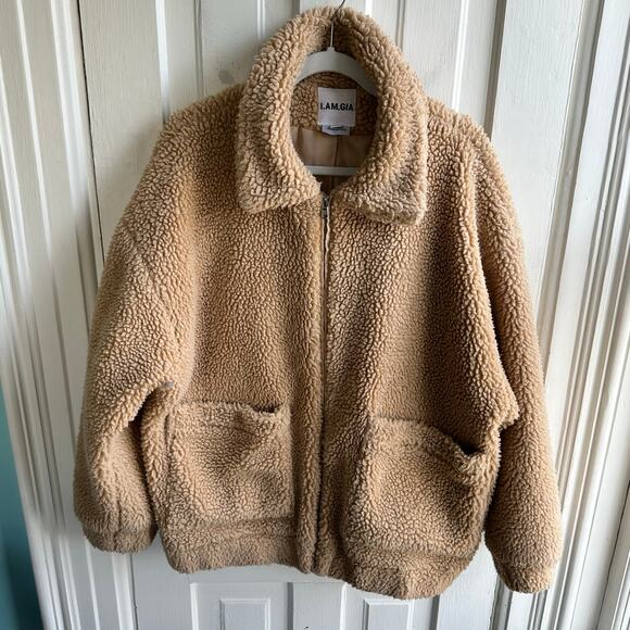 I.AM.GIA Pixie Teddy Jacket in Carmel - Picture 2 of 8